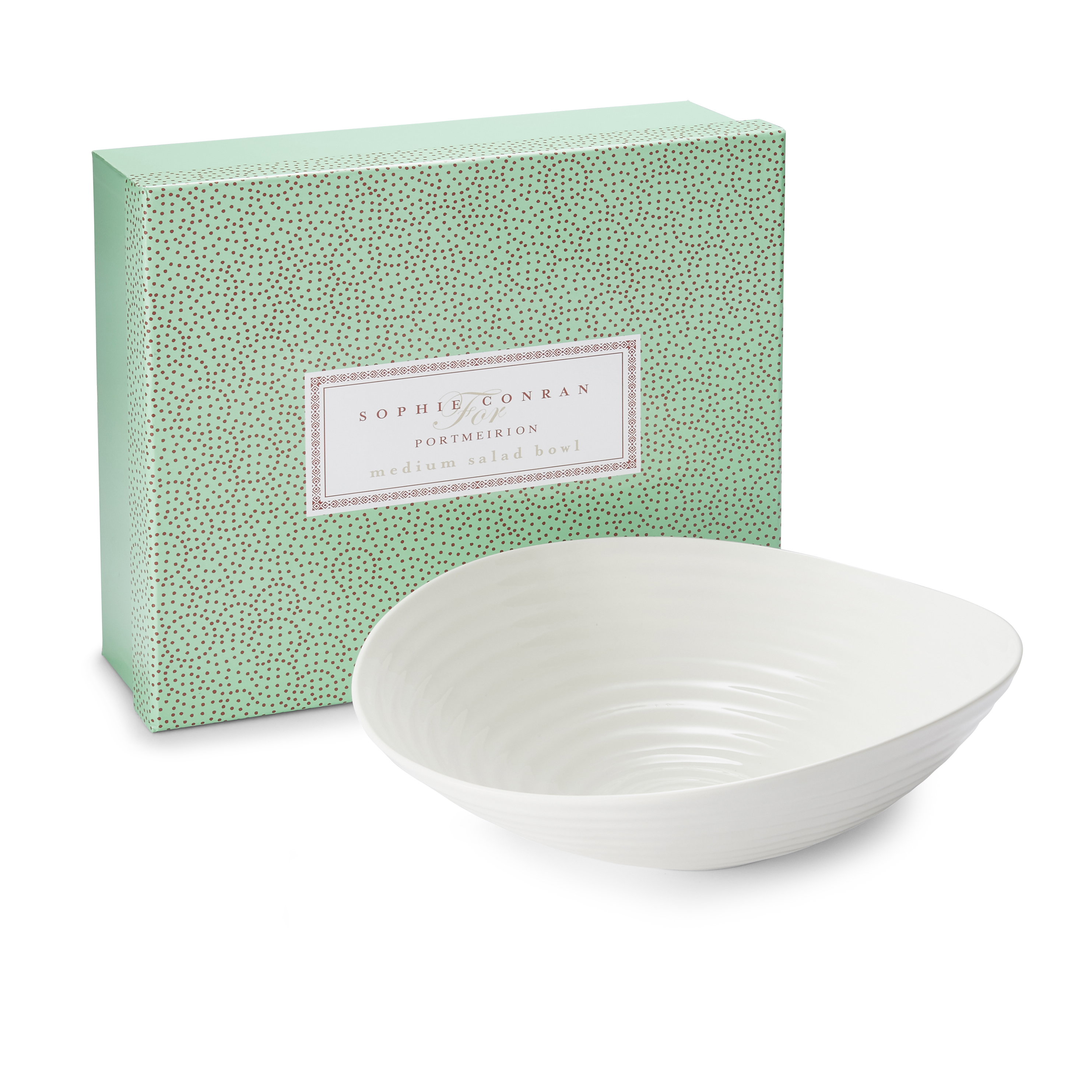 Portmeirion Sophie Conran White Medium Salad Bowl RoyalWorcester