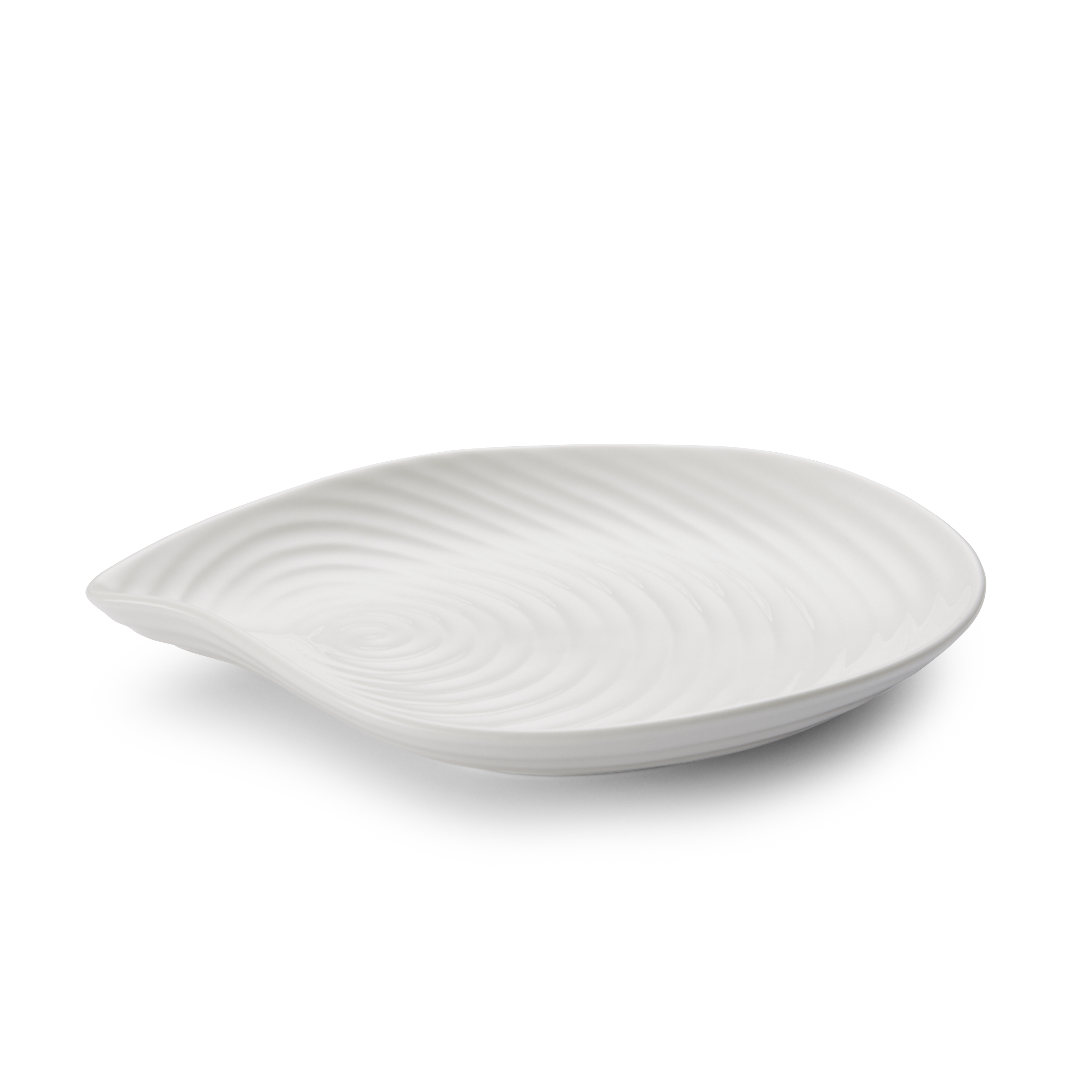 Sophie Conran   8.75 Inch White Shell Shaped Serving Plate image number null